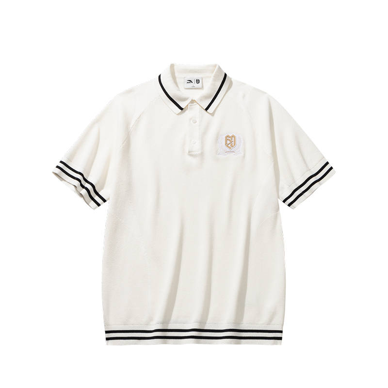 ANTA Polo Shirts Unisex Papyrus White Polo Collar Moderate Other