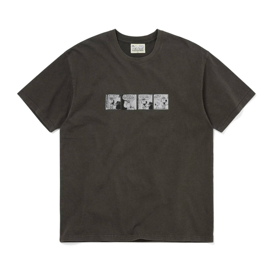 Thisisneverthat Thisisneverthat x PEANUTS SS26 Comic Strip Tee Off Black T Shirt Unisex