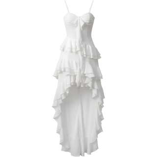 CHARM GLOW Slip Dresses Women's White V Neck Moderate Short