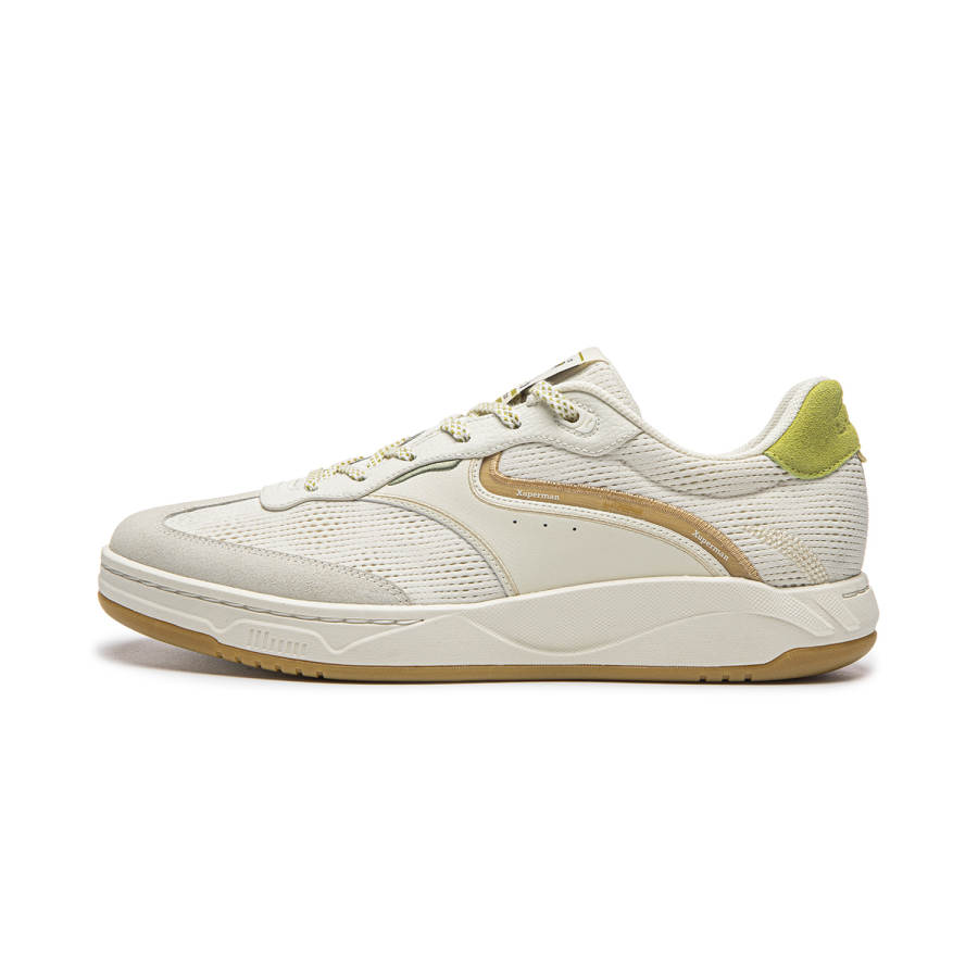 Li-Ning Li Ning x XUPERMAN Hedge Slip Resistant, Abrasion Resistant, Breathable Low top Skateboard Shoes Unisex Ecru