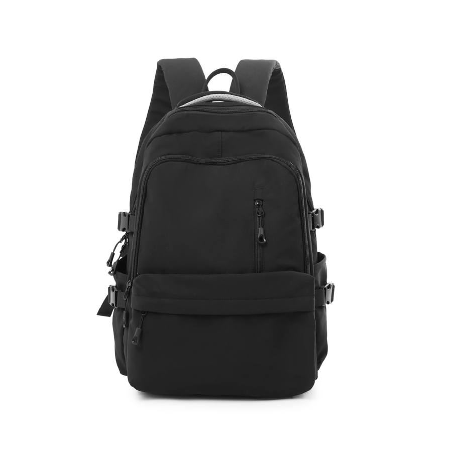 YALU Nylon Backpack Regular Unisex Black/White/Blue/Pink