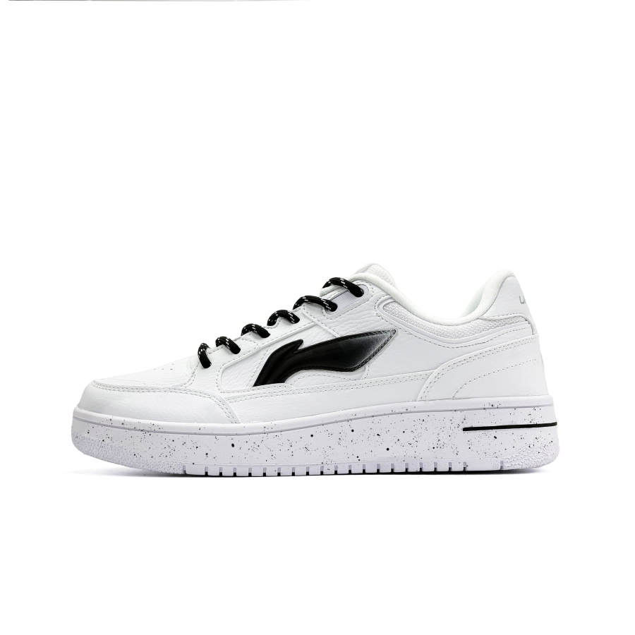 Li-Ning Li Ning Tianji Ink Gradient Synthetic Leather Low top Skateboard Shoes Unisex White