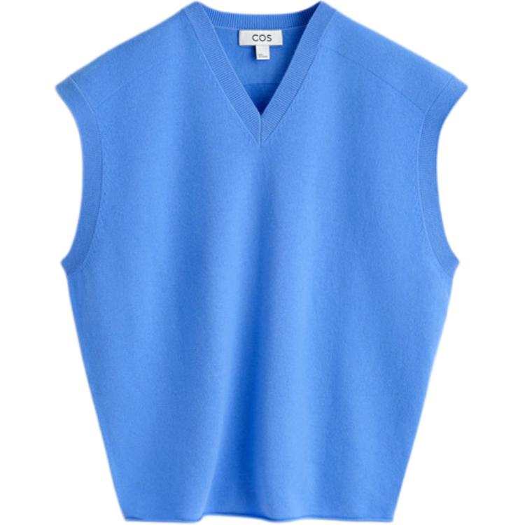 COS Tank Tops Women's Blue V Neck Other