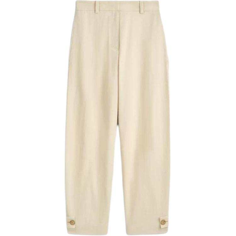 COS Cargo Pants Women's Light Beige Moderate Straight Fit Pants