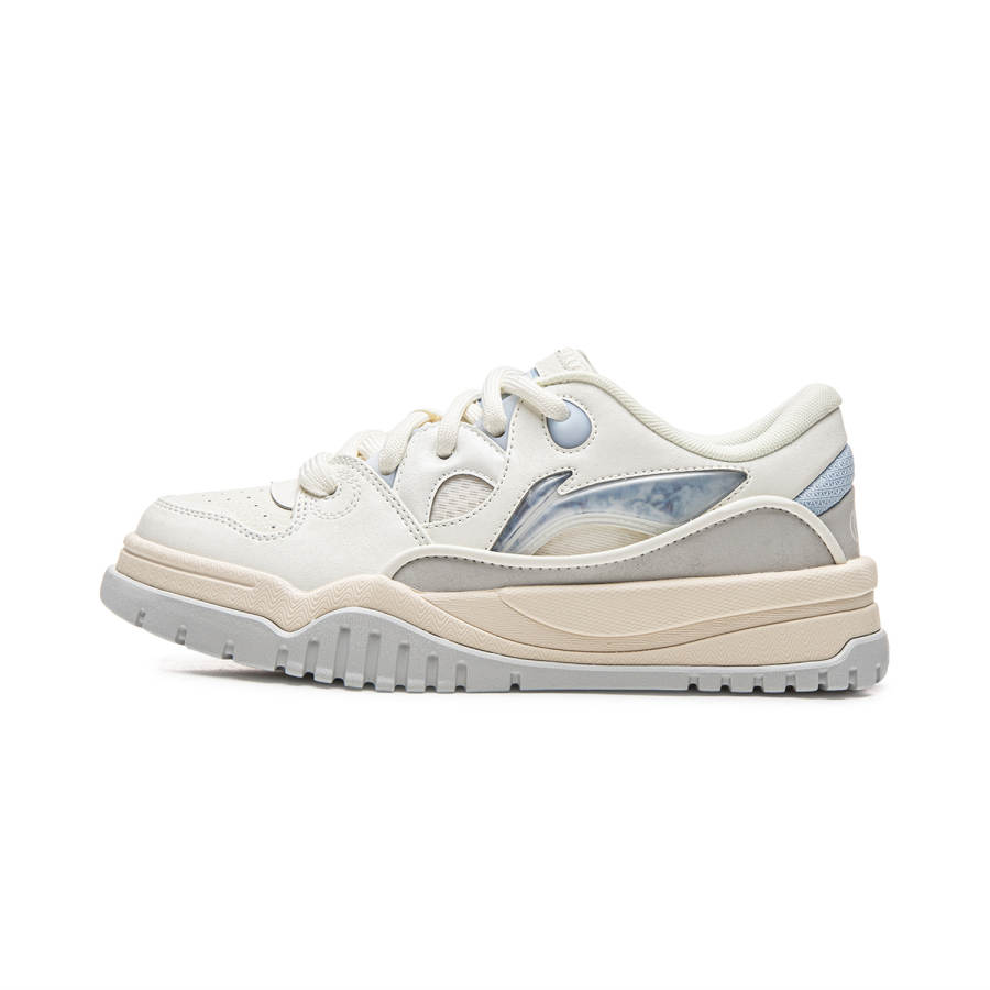 Li-Ning Li Ning Trendy Leap Slip Resistant, Abrasion Resistant, Breathable, Height Increasing Low top Skateboard Shoes Women's