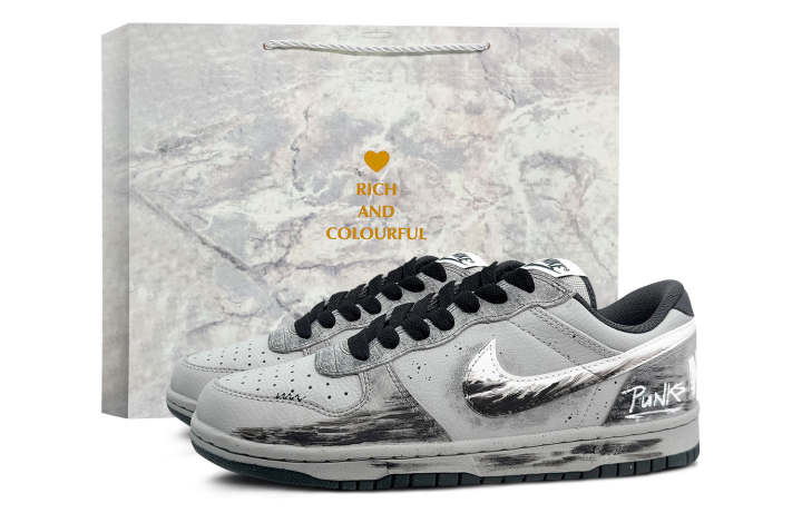 Nike Nike Dunk Low top Skateboard Shoes Men's Gray