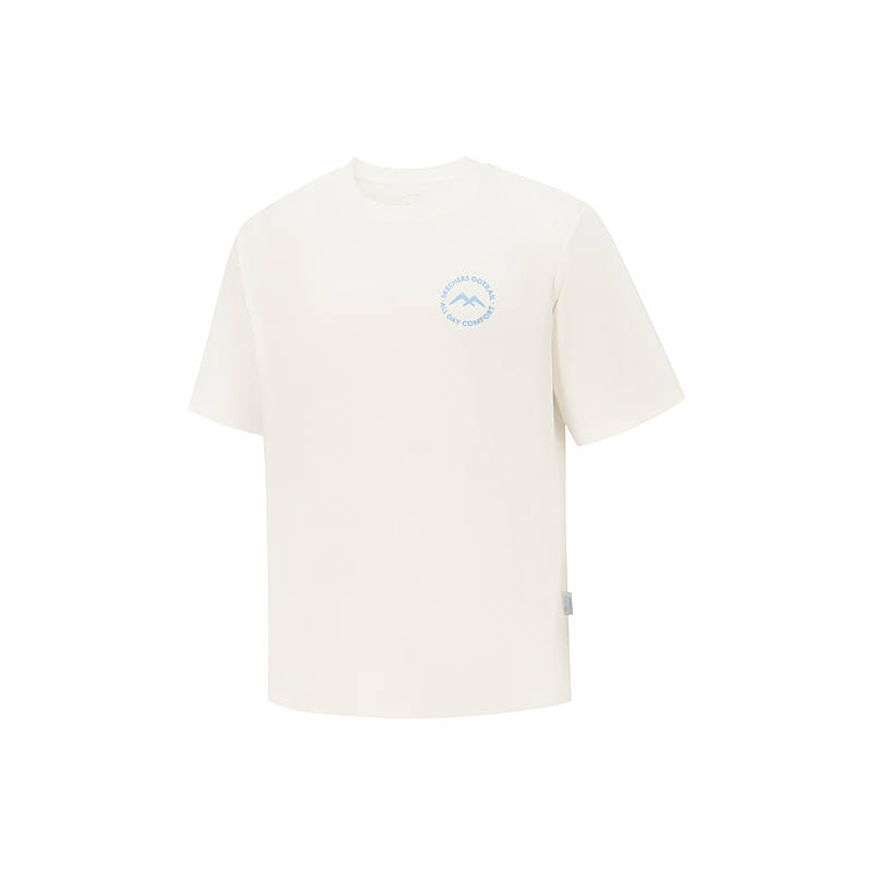 Skechers T Shirts Unisex Snow/00QF Crew Neck Moderate