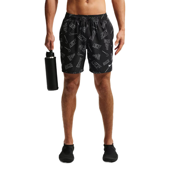 Nike Nike Beach Shorts Men's Black/Black/Black/White Moderate