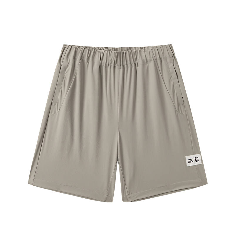 ANTA Casual Shorts Unisex Cool Gray Green Moderate