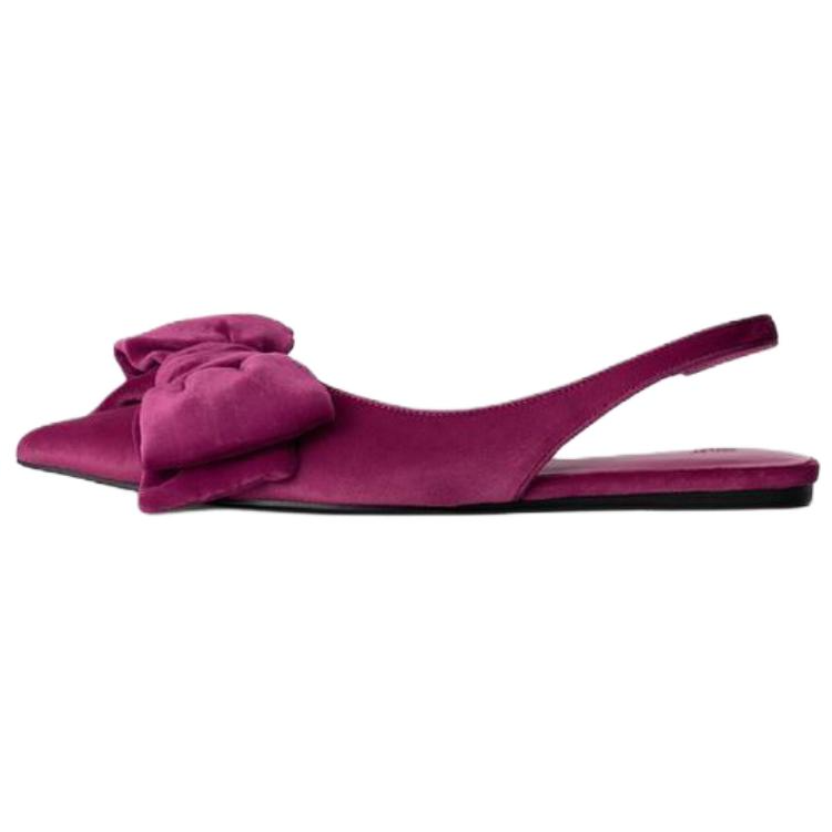 ZARA LIMITED EDITION Casual Shoes 1cm Women's Rose Red