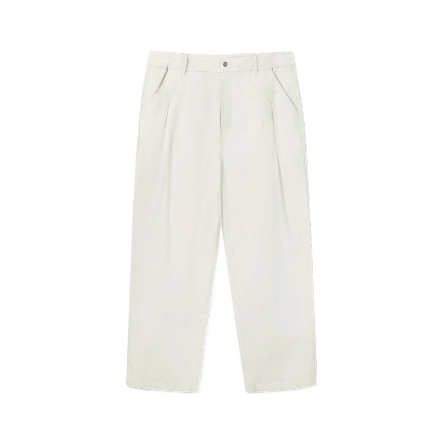 FILA Casual Pants Men's Sandstone Gray Moderate Straight Fit Pants