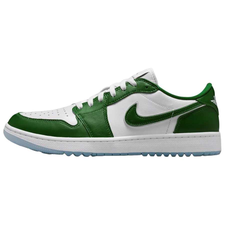 Jordan Jordan Air Jordan 1 Low top Golf Shoes Unisex White Green
