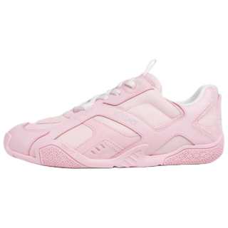 VERSACE Galaxia Cow Leather Low top Casual Shoes Women's Pink