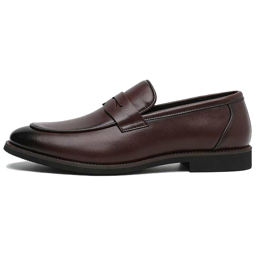 Hodo Hodo Cow Split Leather Loafers Men's