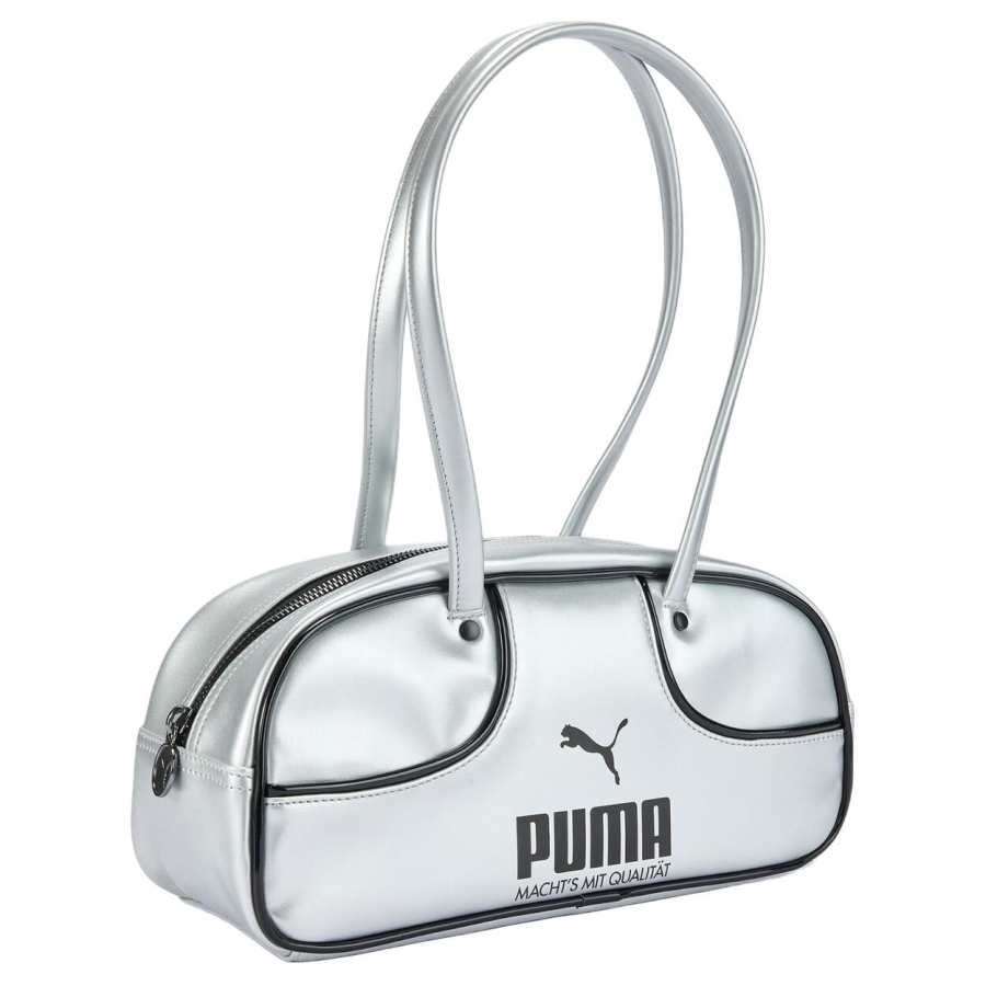 PUMA PUMA Artificial Leather Handbag Unisex Silver