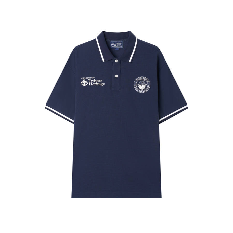 Teenie Weenie Men Evergreen Preppy Style Polo Shirt Unisex
