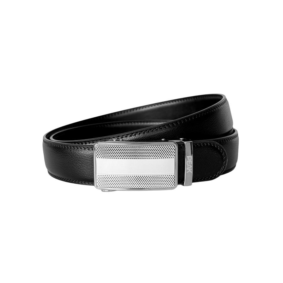PEAK PEAK Alloy Split Cow Leather Belts Unisex 3.5cm