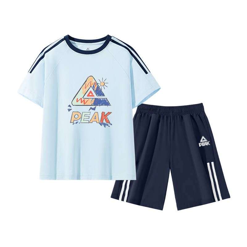 PEAK Kids Casual Sportswear Crew Neck Thin