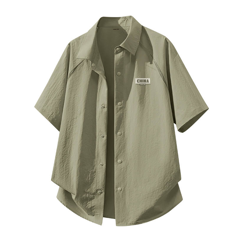 Tonlion Shirts Unisex Lapel Moderate Other