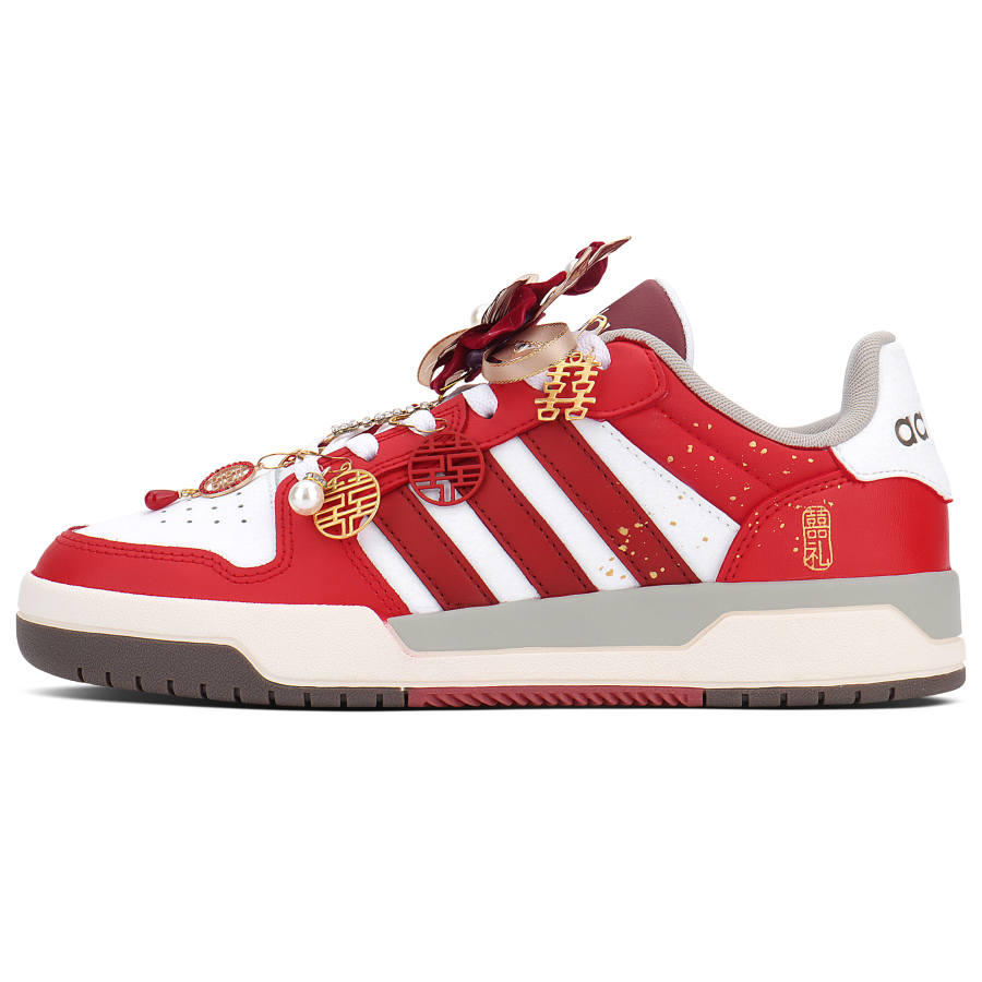 Adidas Adidas ENTRAP Marry And Seal Together, New Chinese Style Wedding Shoes Abrasion Resistant Slip Resistant Low top