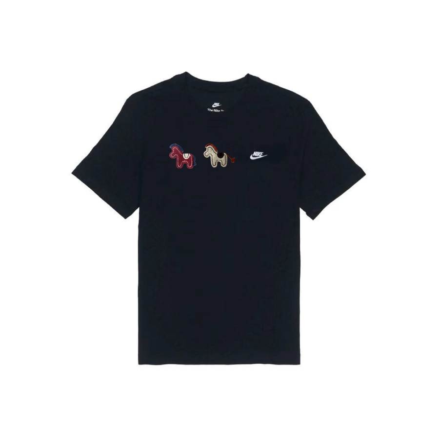 Nike Nike Sportswear T Shirts Men's Black Crew Neck