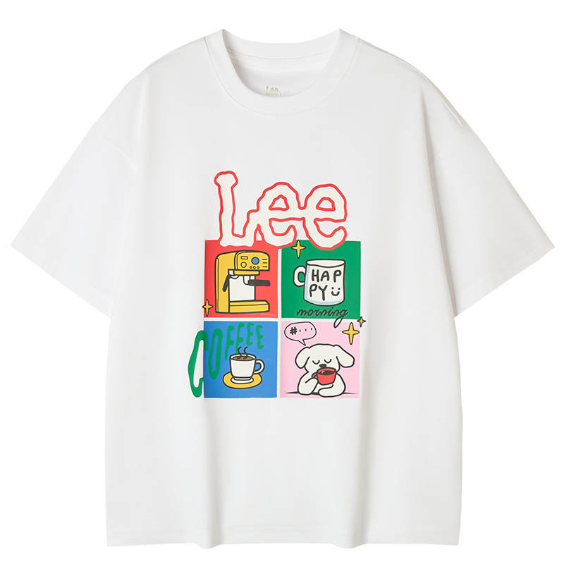 LEE KIDS T Shirts Crew Neck Moderate