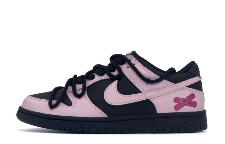 Nike Nike Dunk Little Black Pink Low top Skateboard Shoes Unisex Black