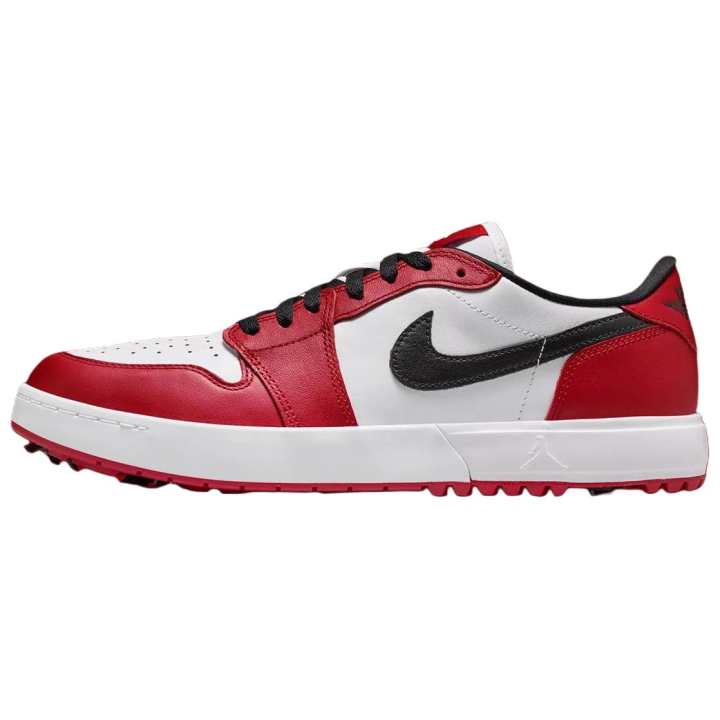 Jordan Jordan Air Jordan 1 Low top Golf Shoes Unisex White Red