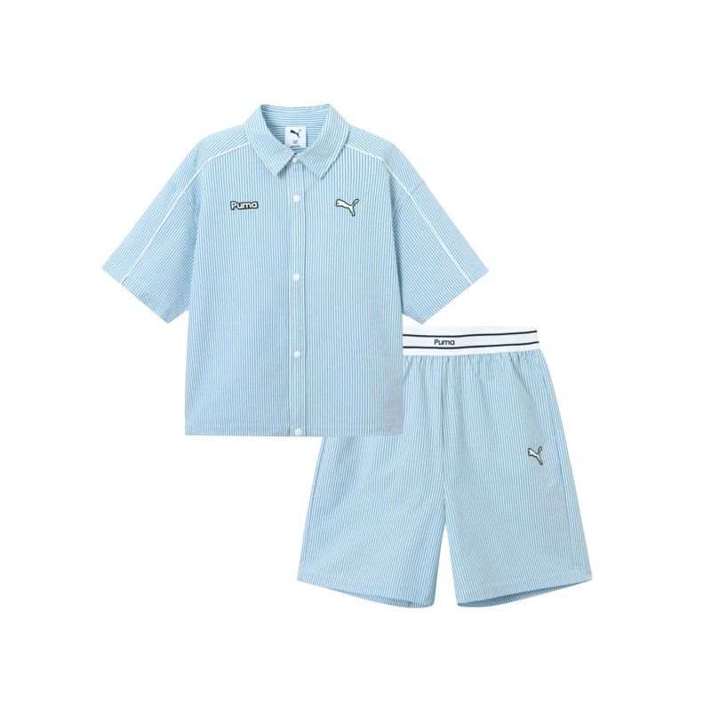 PUMA Kids Casual Sportswear Lapel Moderate