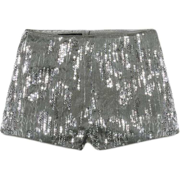 ZARA Casual Shorts Women's Silver