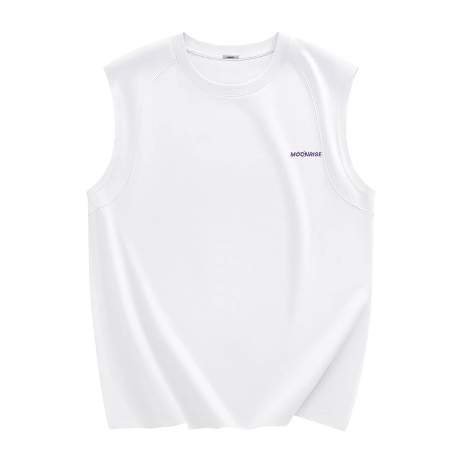 MINISO MINISO Tank Tops Unisex Crew Neck Moderate Sleeveless
