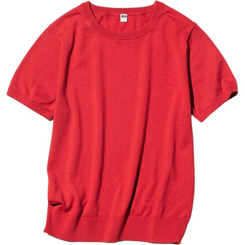 UNIQLO Knitwear Women's Coral Red Moderate