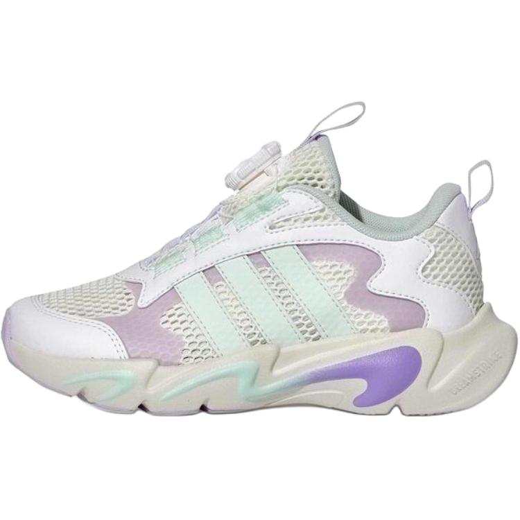 Adidas Adidas PLAYFLEX HABU Low top Kids Lifestyle Shoes White Green Purple Kids'