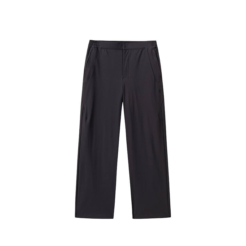 ANTA Casual Pants Unisex Dark Twilight Gray Moderate Straight Fit Pants