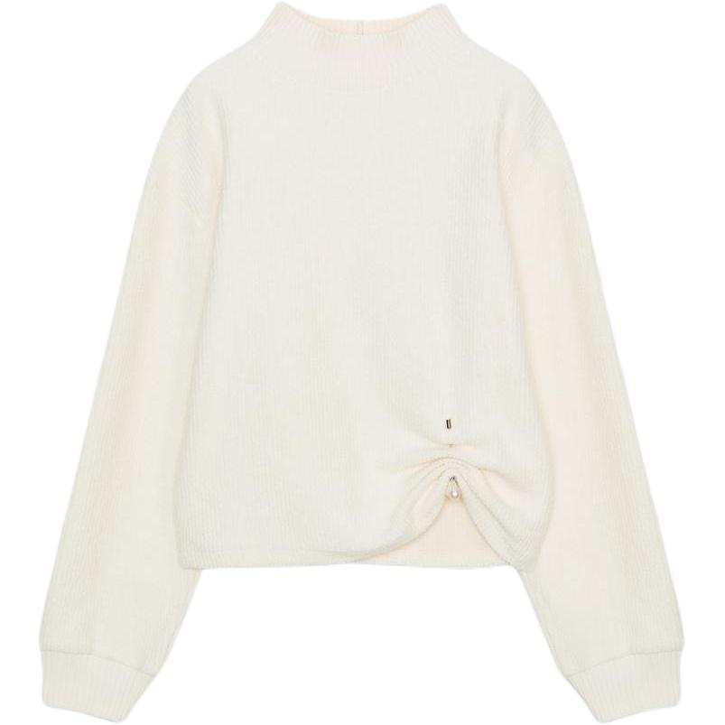 ZARA Knitwear Women's White Crew Neck Moderate