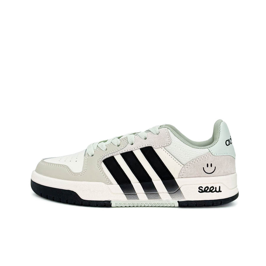 Adidas Neo Entrap Pine Summer Abrasion Resistant Slip Resistant Low top Skateboard Shoes Unisex Black Green