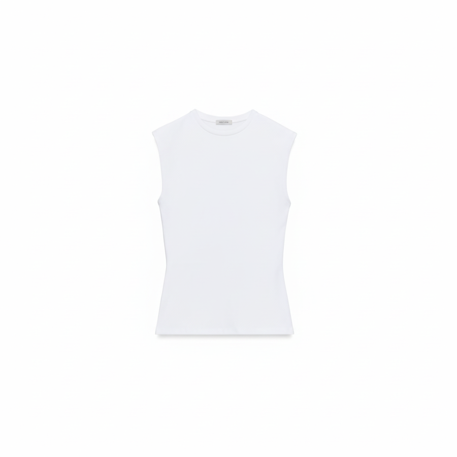 ZARA T Shirts Women's White Crew Neck