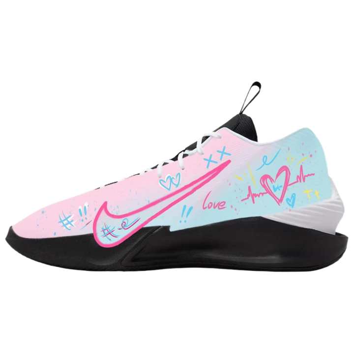 Nike Nike G.T. Jump Academy Rhapsody, Mood Wave Mid top Basketball Shoes Men's Pink Blue