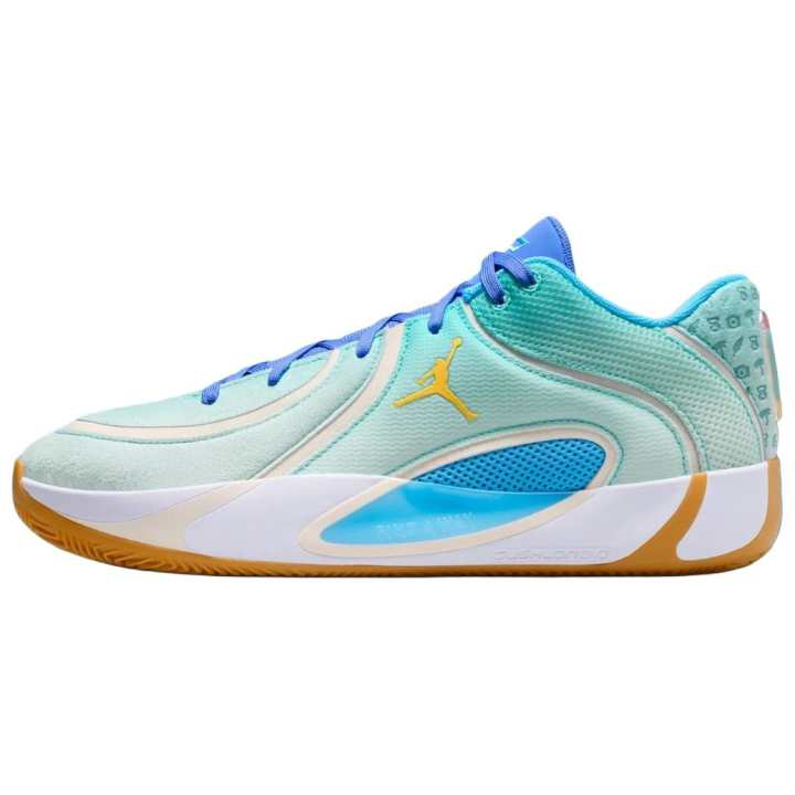 Jordan Jordan Tatum 4 Support Basketball Shoes Men's Mint Green Blue