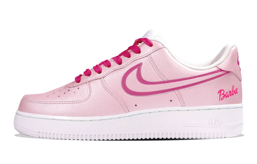 Nike Nike Air Force 1 Sweetheart Strawberry, Wild Culture Cushioning Low top Skateboard Shoes Women's Pink White