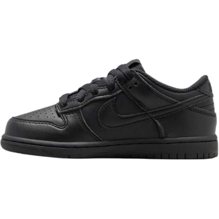 Nike Nike Dunk Breathable Low top Skateboard Shoes Black Kids'