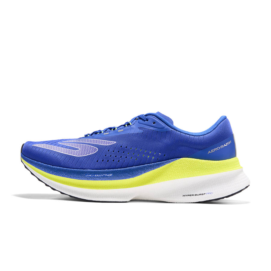 Skechers AERO RAZOR Cushioning Slip Resistant Breathable Support Low top Casual Running Shoes Men's Blue
