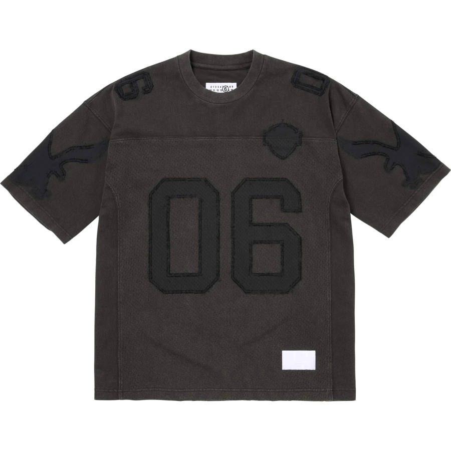 Supreme Supreme x MM6 Maison Margiela SS26 WEEK4 Cotton Football Jersey T Shirt Unisex