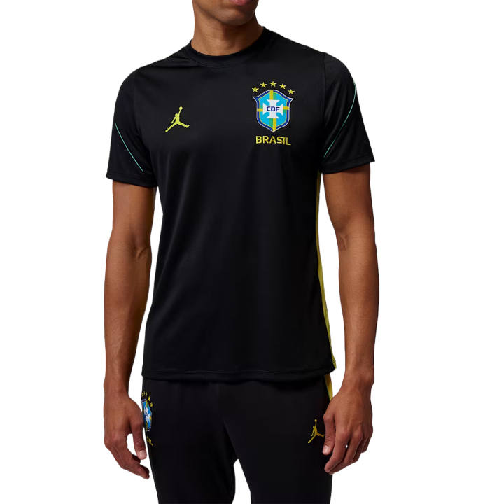 Jordan Jordan Brazil Strike Men's Jordan Dri-FIT Soccer Short-Sleeve Knit Top