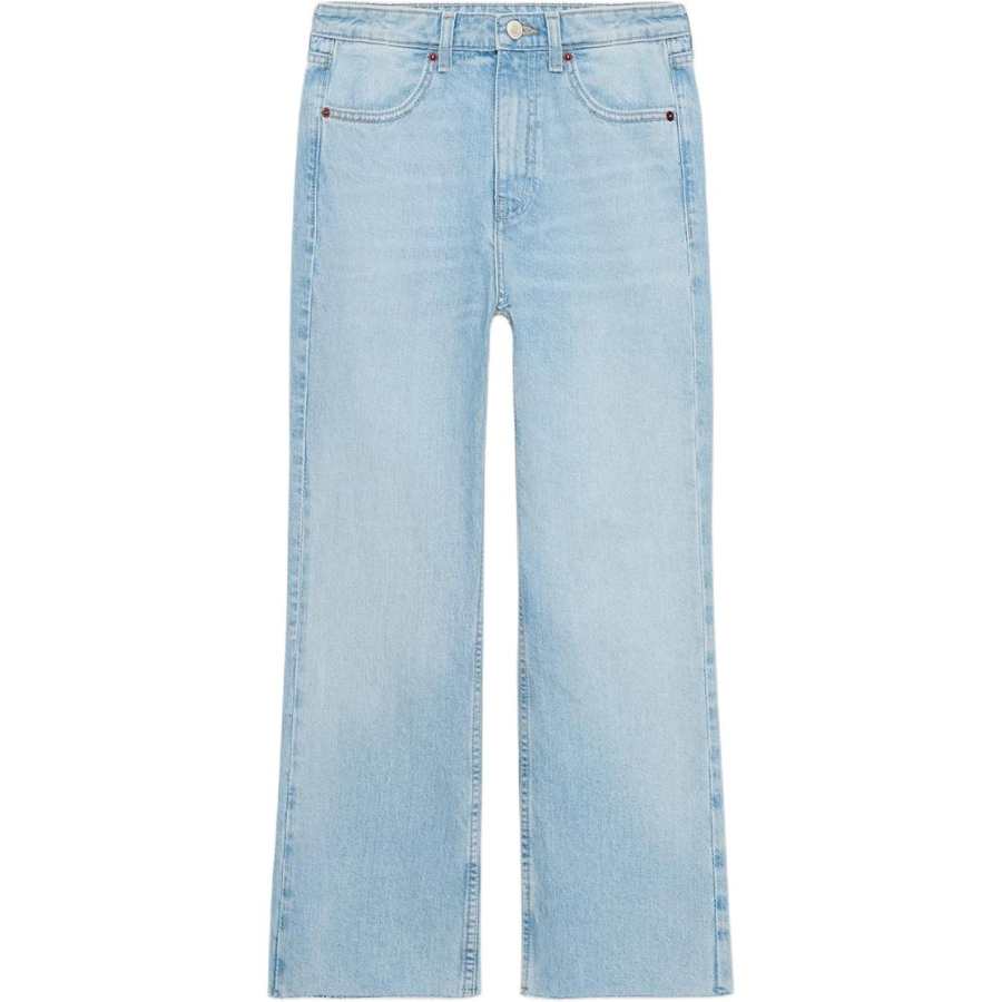 ZARA Jeans Women's Light Blue Moderate Flared Pants