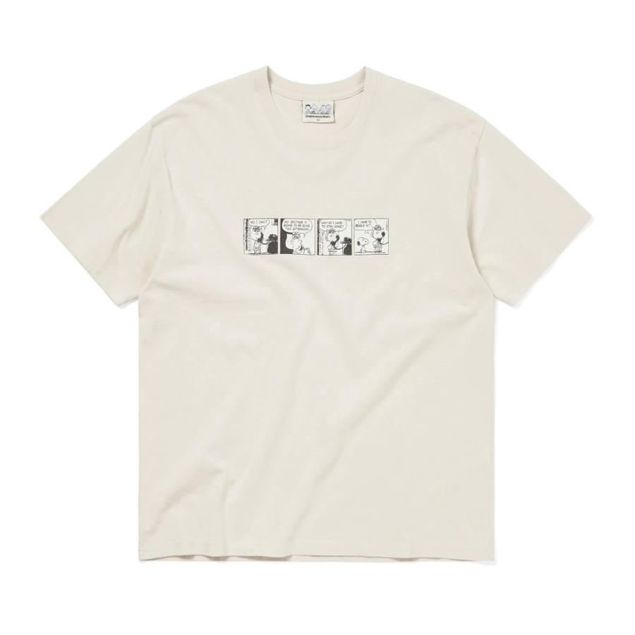 Thisisneverthat Thisisneverthat x PEANUTS SS26 Comic Strip Tee Natural T Shirt Unisex