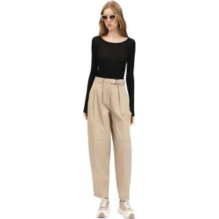 PINKO Suit Pants Women's Khaki Moderate Tapered Pants
