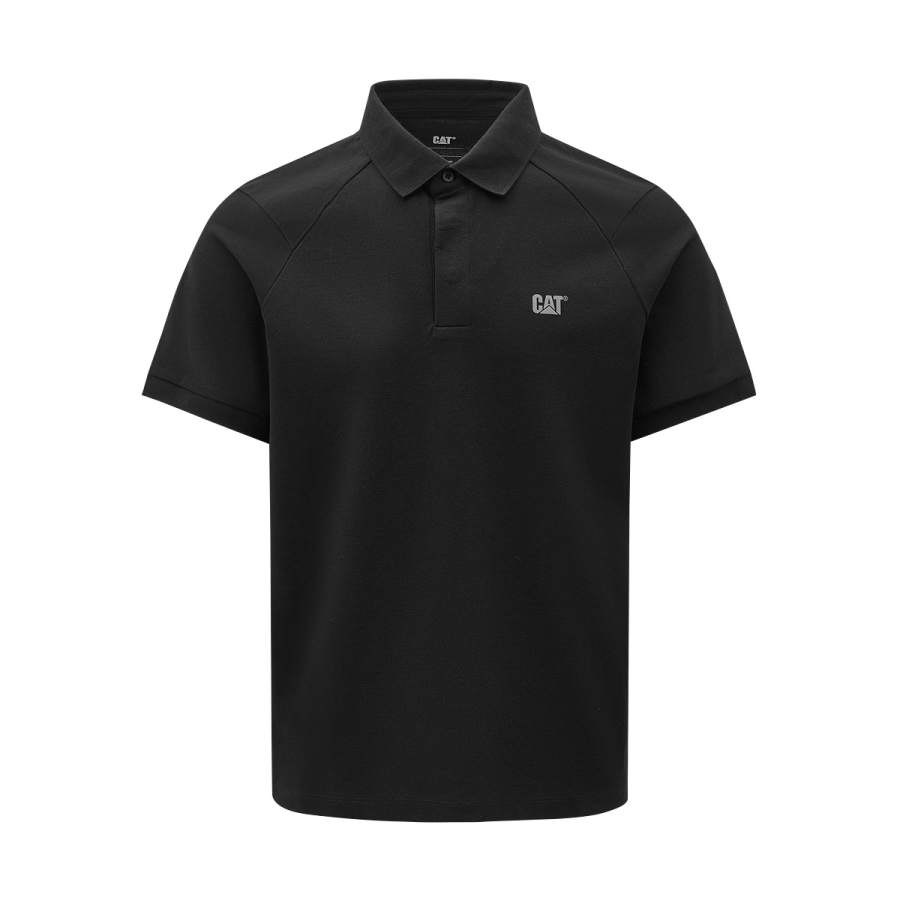 CAT Polo Shirts Men's Lapel Moderate Straight Fit