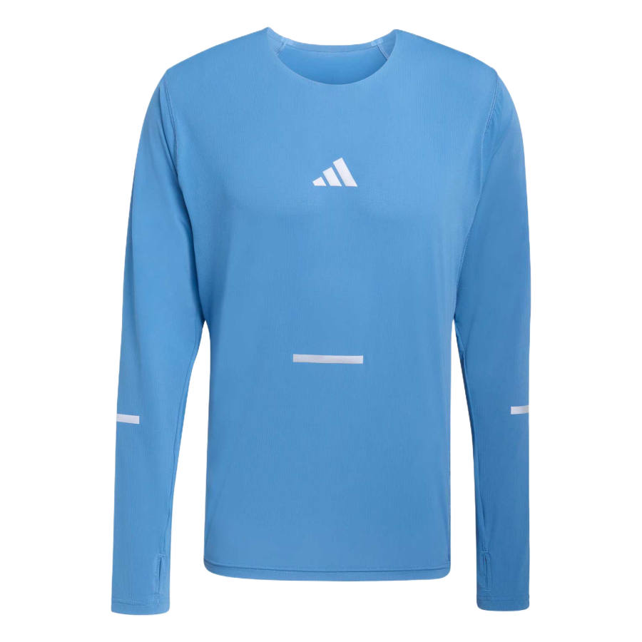 Adidas Adidas T Shirts Men's Mixed Ink Blue Crew Neck Moderate Straight Fit