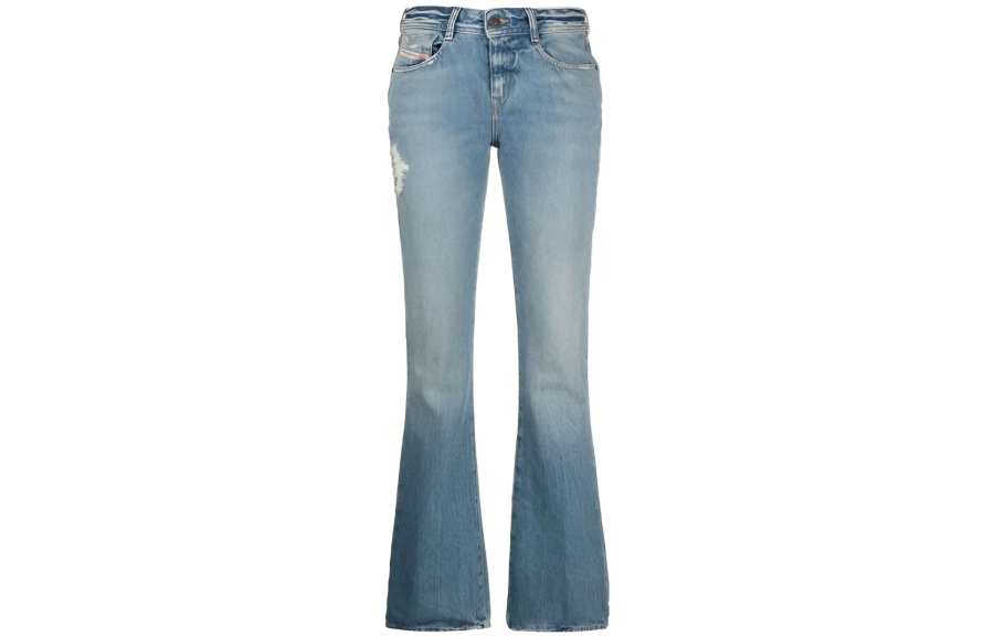 DIESEL DIESEL Jeans Women's Blue Moderate Flared Pants